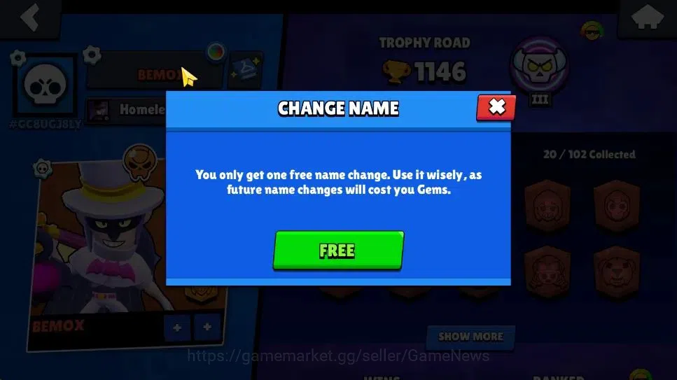 Brawl Stars Accounts 1146 Trophy|8770 Bling|20 Brawlers 1 Max Lvl [Mort image 5