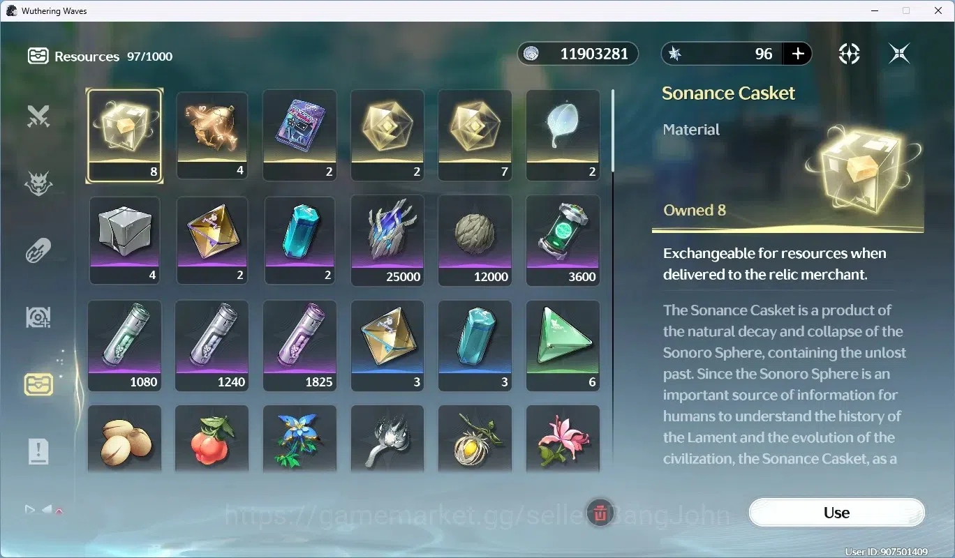 Wuthering Waves Accounts SEA|UL 64|Rank 7|4 Char Limited [(Hiyuki)Rc3]+Sign image 13