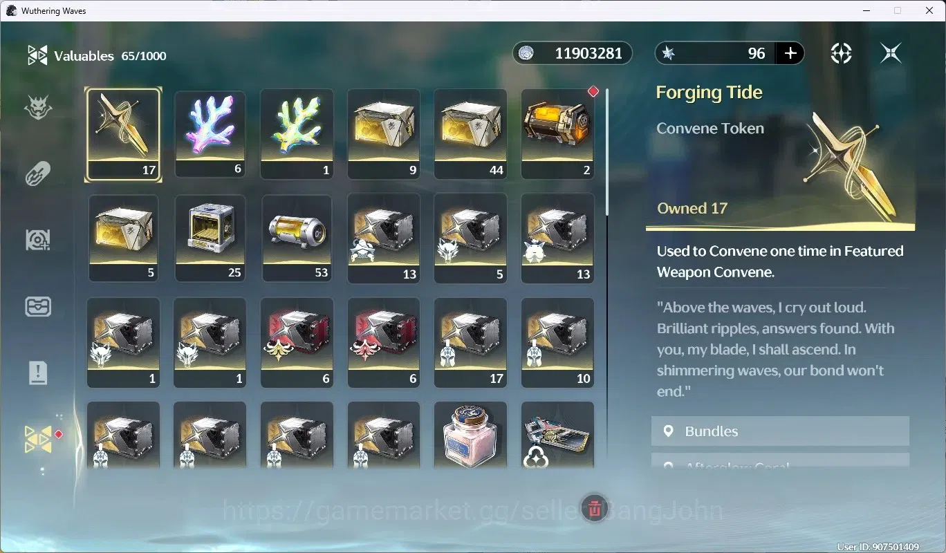 Wuthering Waves Accounts SEA|UL 64|Rank 7|4 Char Limited [(Hiyuki)Rc3]+Sign image 15