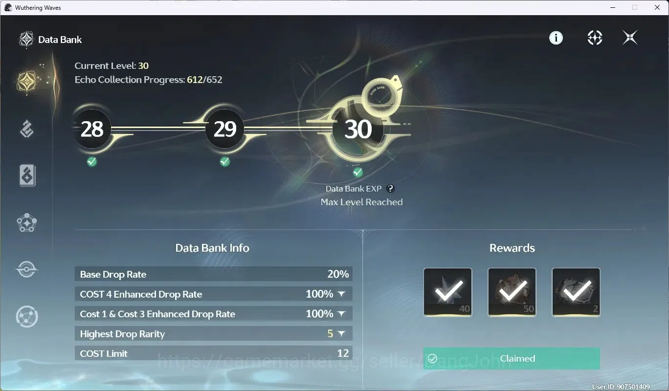 Wuthering Waves Accounts SEA|UL 64|Rank 7|4 Char Limited [(Hiyuki)Rc3]+Sign image 19