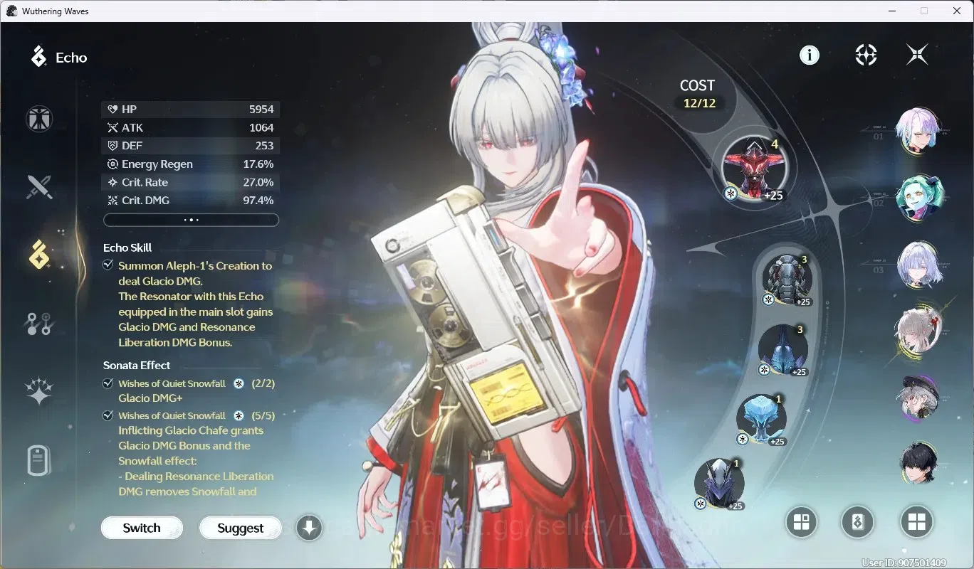 Wuthering Waves Accounts SEA|UL 64|Rank 7|4 Char Limited [(Hiyuki)Rc3]+Sign image 5