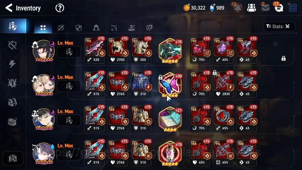 Epic Seven Accounts GLOBAL Unverif|13 ML(Rhiana&Luciel,Salome,RueleLig image 16
