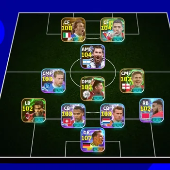 eFootball Accounts Legends & Iconic Players COLECTIVE 3212+ | BIGTIME ALESANDRO DEL PIERO x K DE BRYUNE x L SUAREZ x M