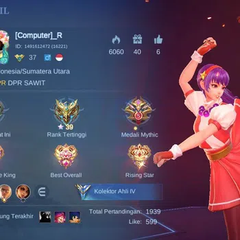 Mobile Legends: Bang Bang Collector Global|hero 67,skin 114, KOF guin,venom(harley,GS) image 1