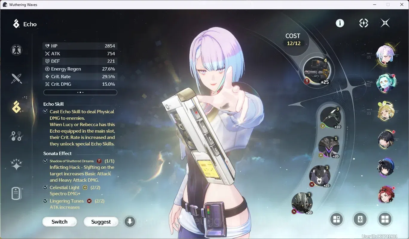 Wuthering Waves Accounts SEA|UL 49|Rank 5|2 Char Limit [Lucy RC6, Rebecca R image 5