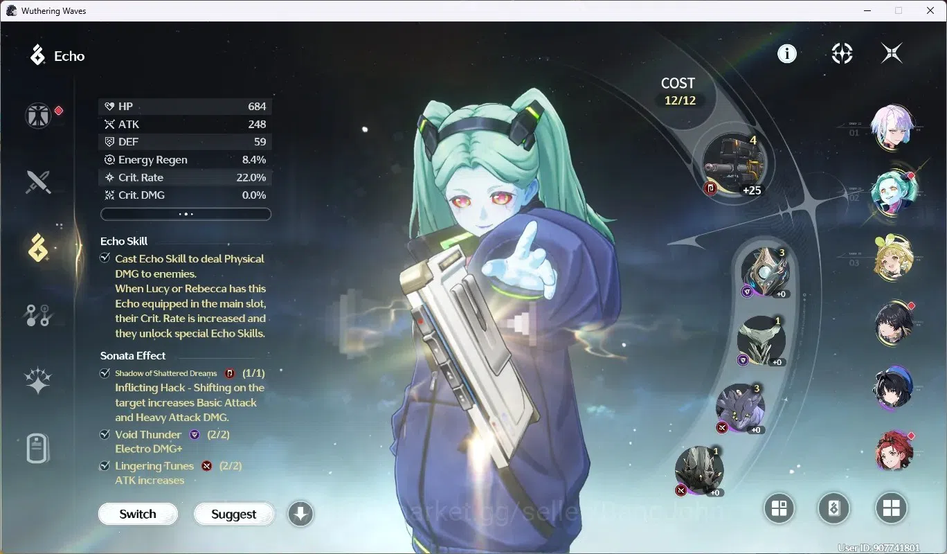 Wuthering Waves Accounts SEA|UL 49|Rank 5|2 Char Limit [Lucy RC6, Rebecca R image 6