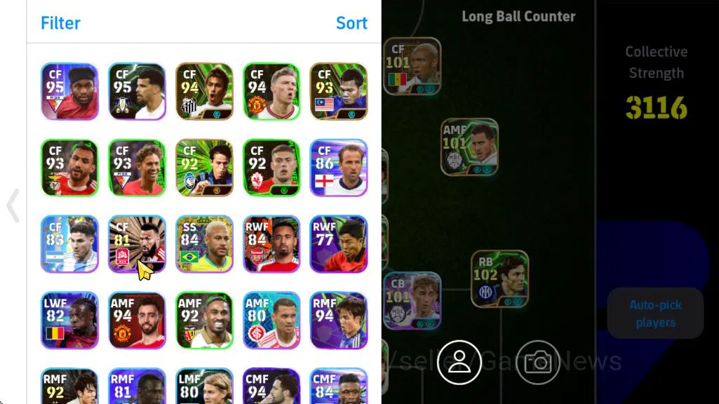 eFootball Accounts Mobile|NeymarJr,Bryan Robson[Blitz Curler],Nooa la image 2