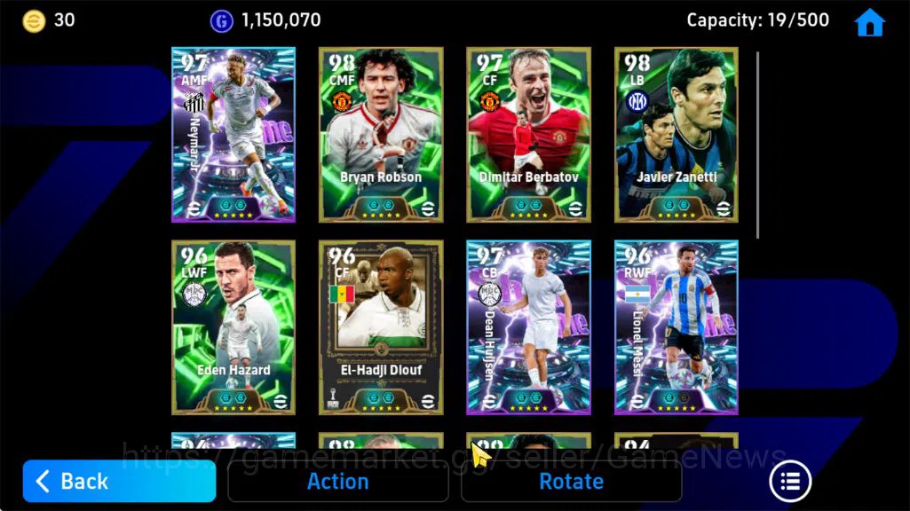 eFootball Accounts Mobile|NeymarJr,Bryan Robson[Blitz Curler],Nooa la image 5