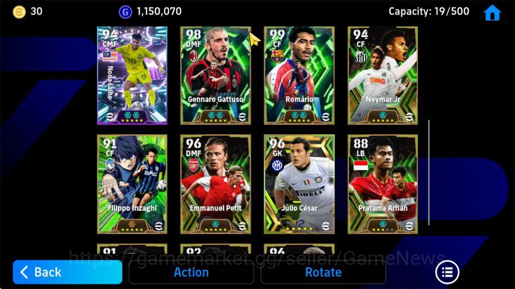 eFootball Accounts Mobile|NeymarJr,Bryan Robson[Blitz Curler],Nooa la image 6
