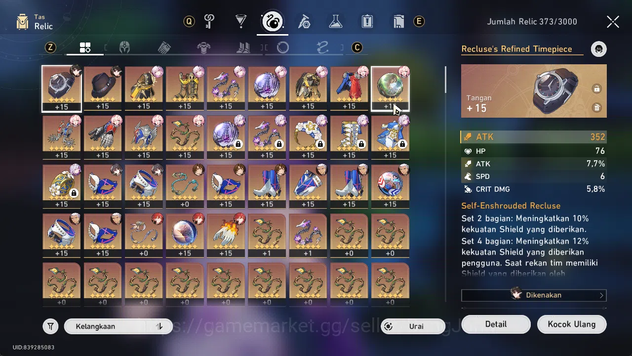 Honkai Star Rail Accounts ASIA | TL 63 | 6 Limit | Castorice Team, Castorice image 6