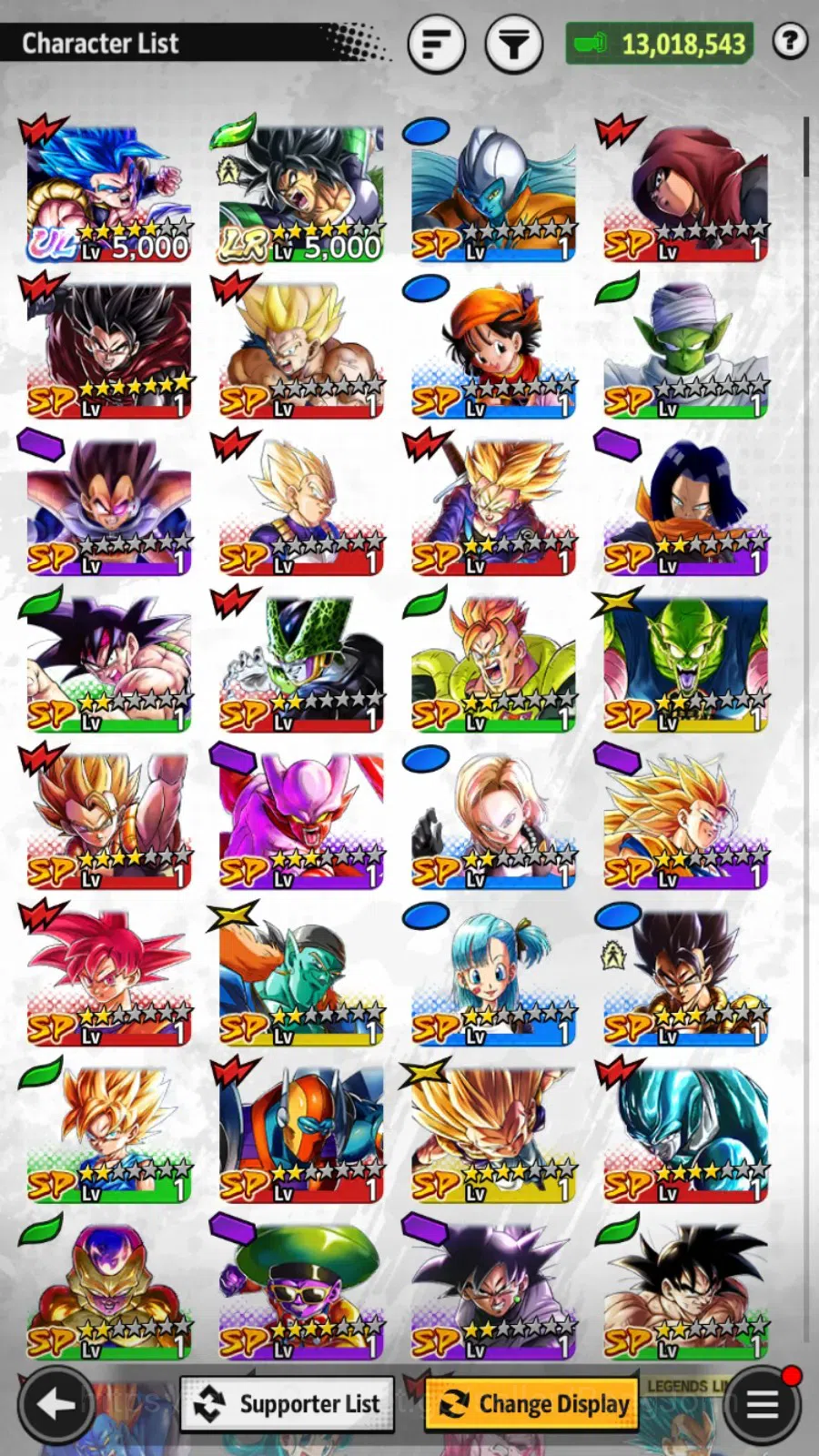 Dragon Ball Legends Accounts Android |Lvl 149|13M Total Power|13.5K CC|1 LR|1 U image 4
