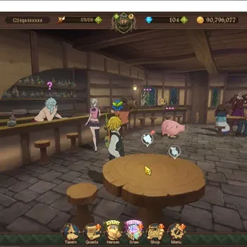 The Seven Deadly Sins: Grand Cross Accounts Whale Global|1,5M CC|93 LS 104 Dm|3 LR 10