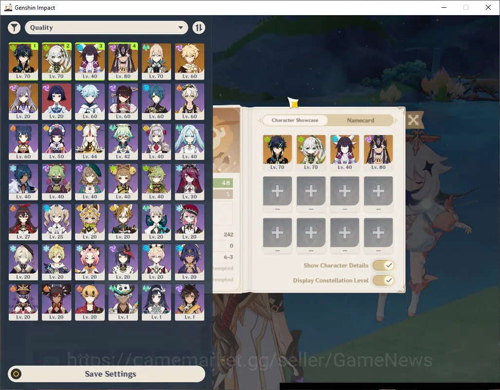 Genshin Impact Accounts Asia|AR 48|4 Limited +3(*5Weapon)| [Cyno+Sign] Col image 2
