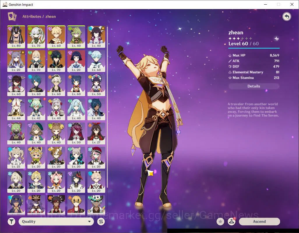 Genshin Impact Accounts Asia|AR 48|4 Limited +3(*5Weapon)| [Cyno+Sign] Col image 3