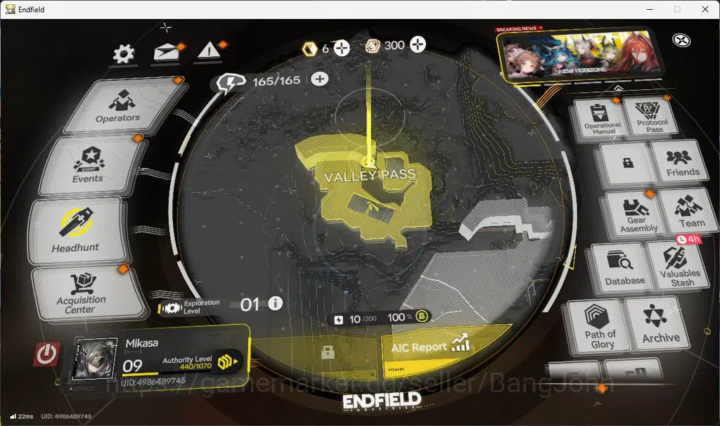 Arknights: Endfield Accounts ASIA | starter. Rossi, Pogra, Ardelia, Wp 6s 2 mor image 13