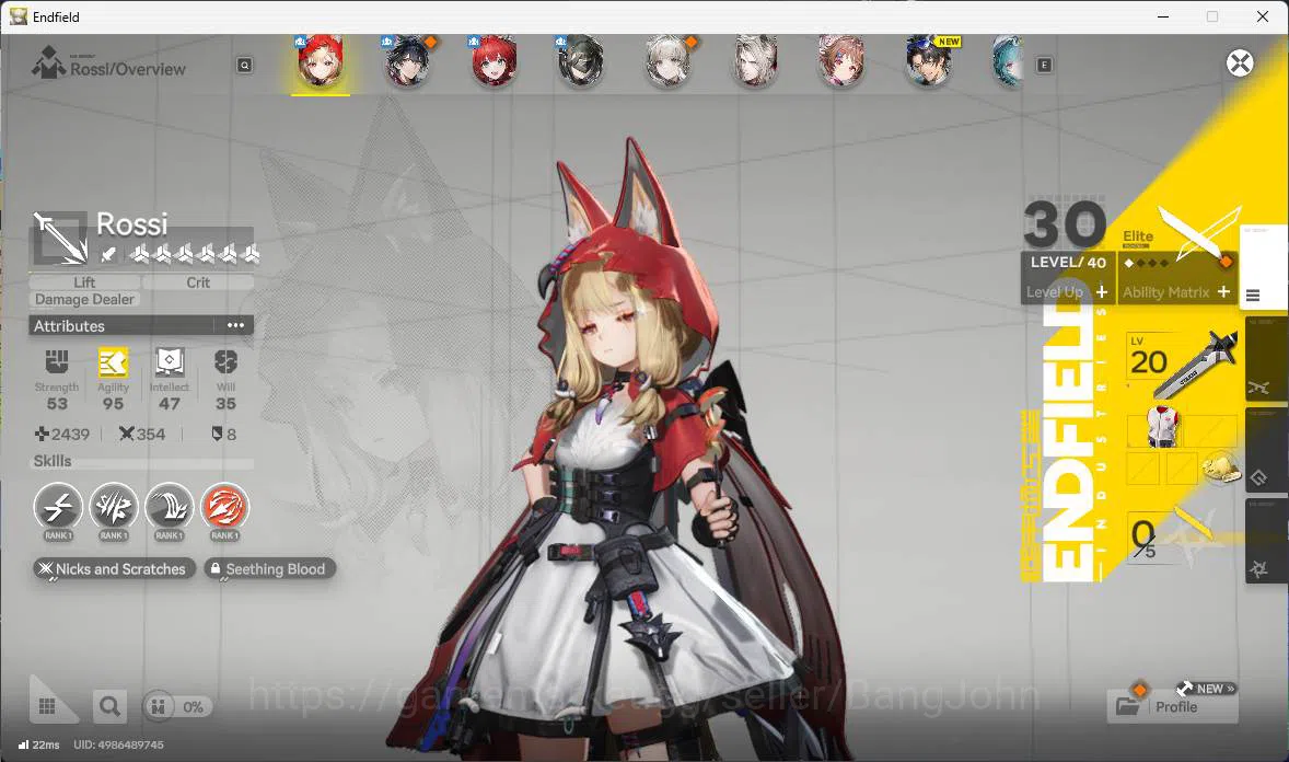 Arknights: Endfield Accounts ASIA | starter. Rossi, Pogra, Ardelia, Wp 6s 2 mor image 3