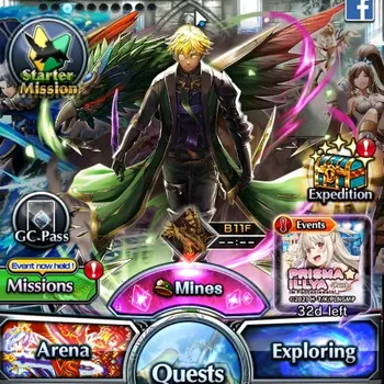 Grand Summoners Accounts End-Game Global|Rank 68|19 Ascend 10 TW|UP Roy,S Miyu,Shadow,Chloe,Jinwoo,Ilya,SS Liza,Saber Alter