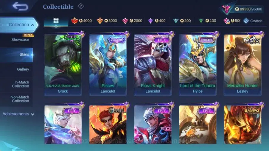 Mobile Legends: Bang Bang Accounts Global|Skin 343|Exalted|MetroZero Roger,Sanrio Flo image 11