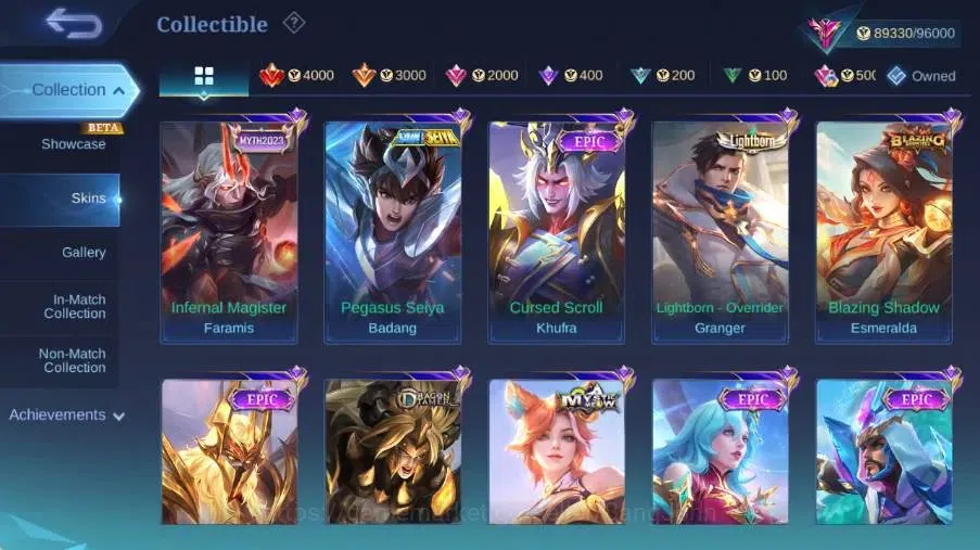 Mobile Legends: Bang Bang Accounts Global|Skin 343|Exalted|MetroZero Roger,Sanrio Flo image 14