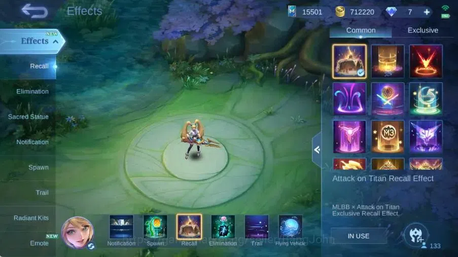 Mobile Legends: Bang Bang Accounts Global|Skin 343|Exalted|MetroZero Roger,Sanrio Flo image 18