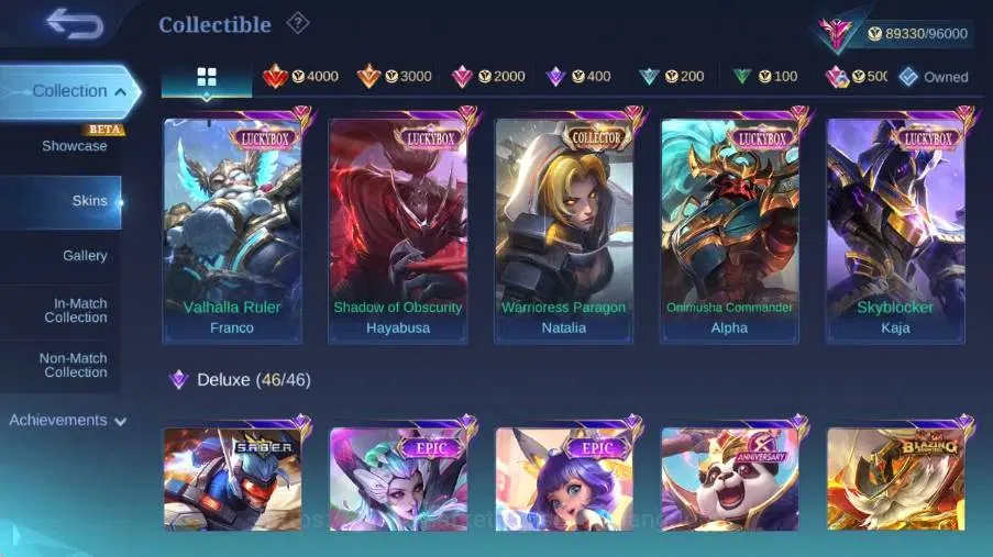 Mobile Legends: Bang Bang Accounts Global|Skin 343|Exalted|MetroZero Roger,Sanrio Flo image 6
