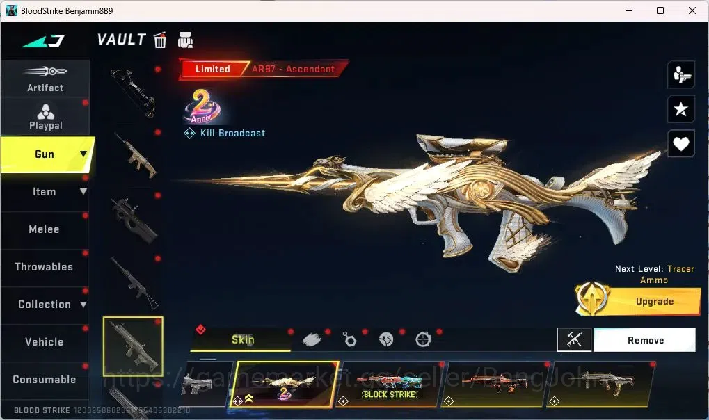 Blood Strike Accounts ASIA | AOT KAG-6,FAL|EVANGELION SCAR,MCX|7DS Kar98 image 13