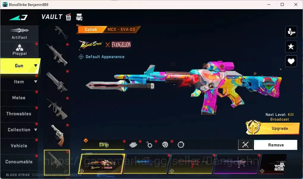 Blood Strike Accounts ASIA | AOT KAG-6,FAL|EVANGELION SCAR,MCX|7DS Kar98 image 15