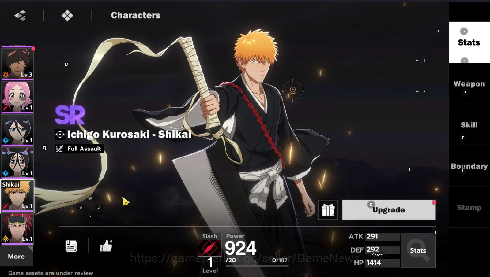 BLEACH: Soul Resonance Accounts [Nuverse SEA Server]|Fresh STARTER Lv8|2 SRR(Ichig image 8