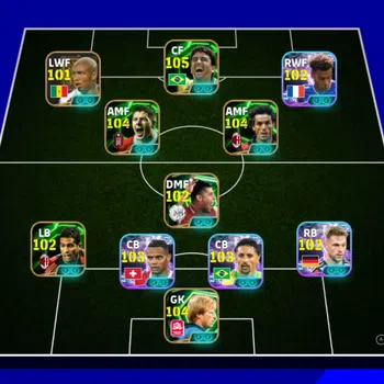 eFootball Accounts Starter Collective strength 3182  |  105 Bebeto +105 Gerrard +104 Donadoni And many more player