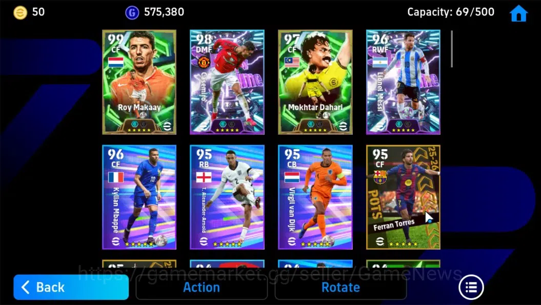 eFootball Accounts Android|Epic Roy Makaay,Mokhtar Dahari,Showtime Ca image 4