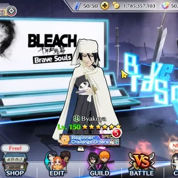 Bleach: Brave Souls Accounts High-End Global|706K BP+50K Orb|End Story|5K BS AccTicket|Byakuya,Rukia