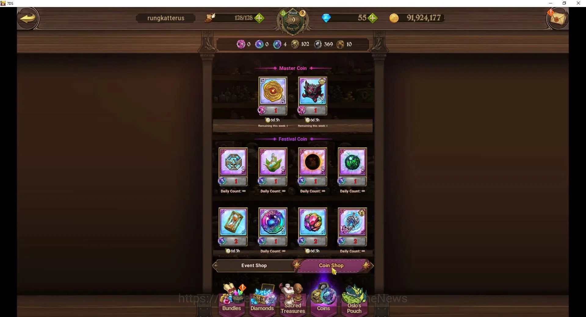 The Seven Deadly Sins: Grand Cross Accounts Global|2 UR Selector|566K CC|30 LS|5 UR|Nemesis Me image 11