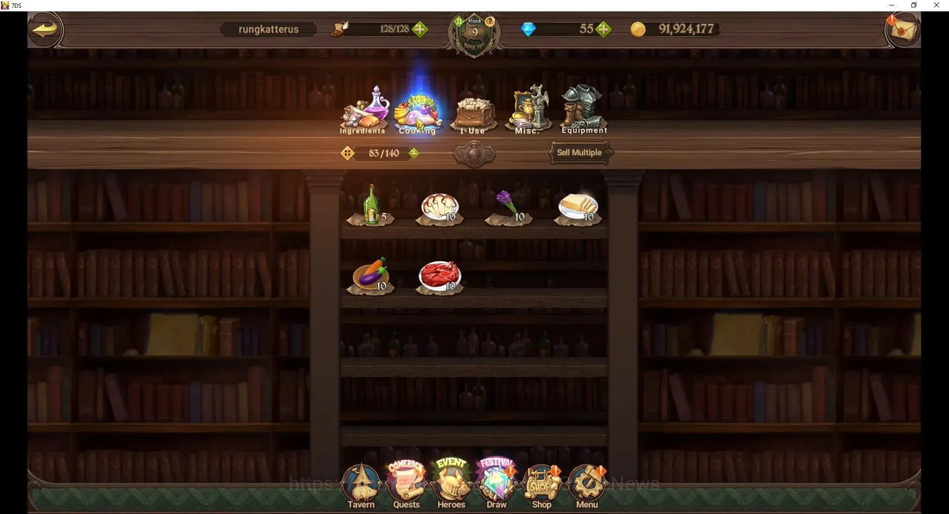 The Seven Deadly Sins: Grand Cross Accounts Global|2 UR Selector|566K CC|30 LS|5 UR|Nemesis Me image 13