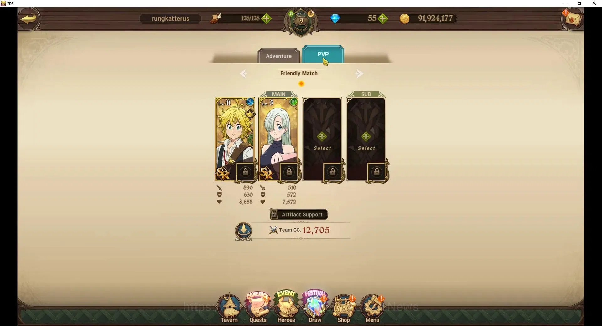 The Seven Deadly Sins: Grand Cross Accounts Global|2 UR Selector|566K CC|30 LS|5 UR|Nemesis Me image 8