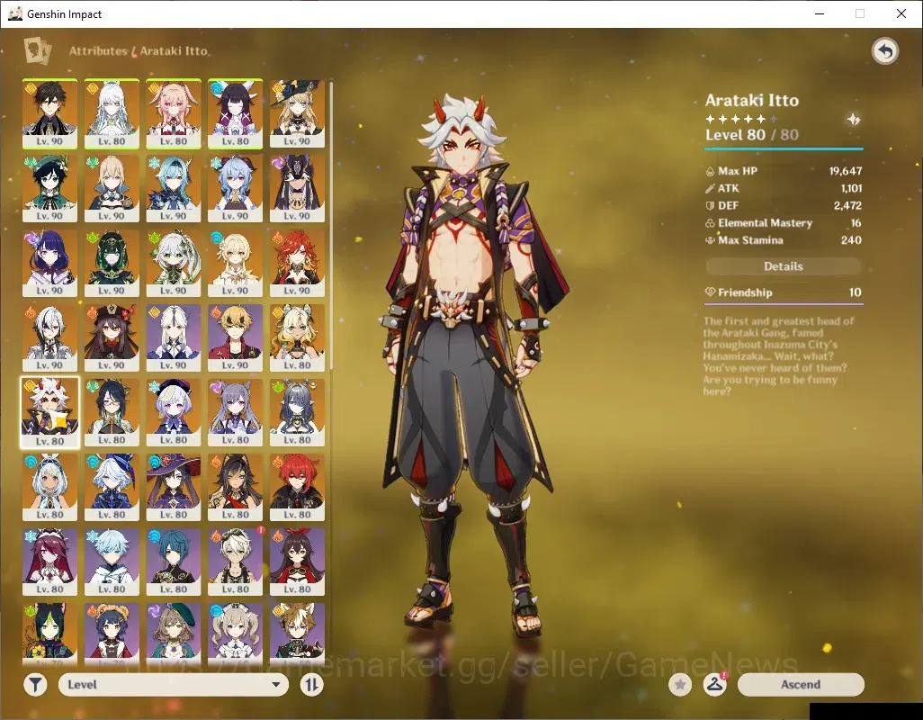 Genshin Impact Accounts ASIA|AR60|Endgame|PremTim Nefer,Zibai,Mavu|21Limit image 19
