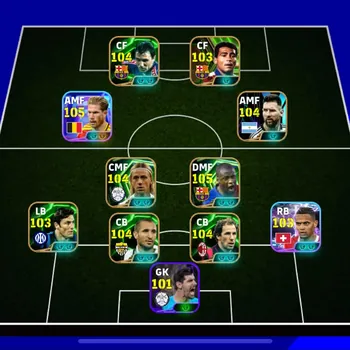 eFootball Accounts Legends & Iconic Players COLECTIVE 3217+ | HRISTO x ROMARIO x OLD LIONEL MESSI x YAYA TOURE x GUTI,READY