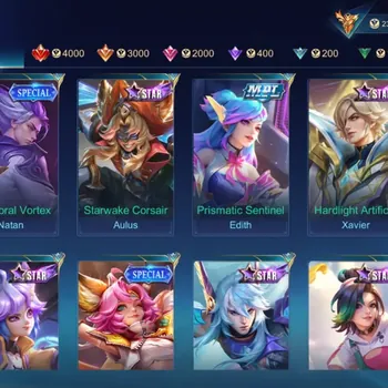 Mobile Legends: Bang Bang Accounts Collector |Hero 133|Skin 604|Legend Alucard+Gussion|M4 Beatrix|M5