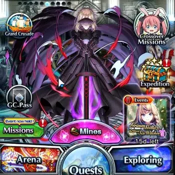 Grand Summoners End-Game Global|Rank 102|22 Ascend+10 TW|[Inumuta,Fen,Madok image 1