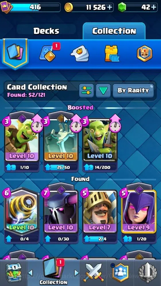 Clash Royale Accounts KTL 10|Trophy 3501|Card 52/121|1 Hero 3 EVO 20 Epi image 7