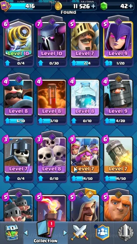 Clash Royale Accounts KTL 10|Trophy 3501|Card 52/121|1 Hero 3 EVO 20 Epi image 8