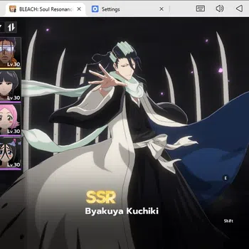 BLEACH: Soul Resonance Accounts [Nuverse SEA Server] Lv 18|3 SSR (Byakuya,Ichigo,Kaname) + 10 SR (Nemu A1,Yachiru A2,Ishida