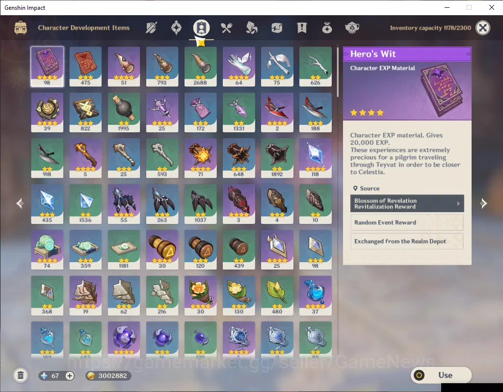 Genshin Impact Accounts ASIA|AR 60|20 Limited+14(*5Wep)|(Yelan,Neuvillette image 10