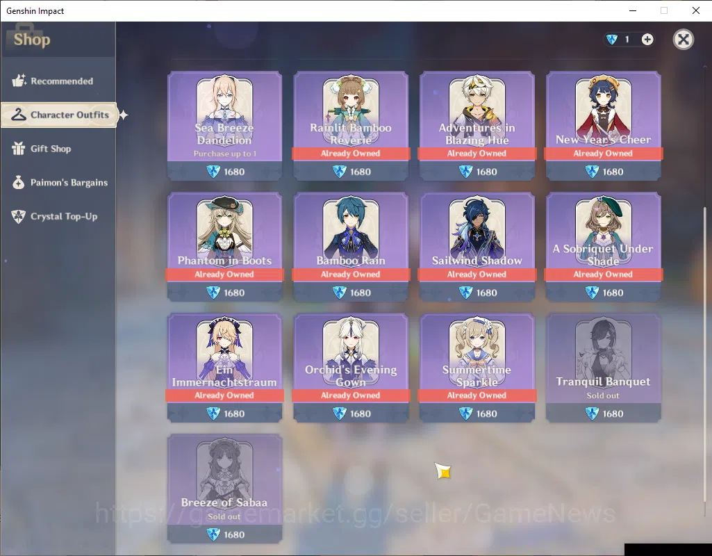 Genshin Impact Accounts ASIA|AR 60|20 Limited+14(*5Wep)|(Yelan,Neuvillette image 7