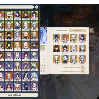 Genshin Impact End Game ASIA|AR 60|20 Limited+14(*5Wep)|(Yelan,Neuvillette image 1