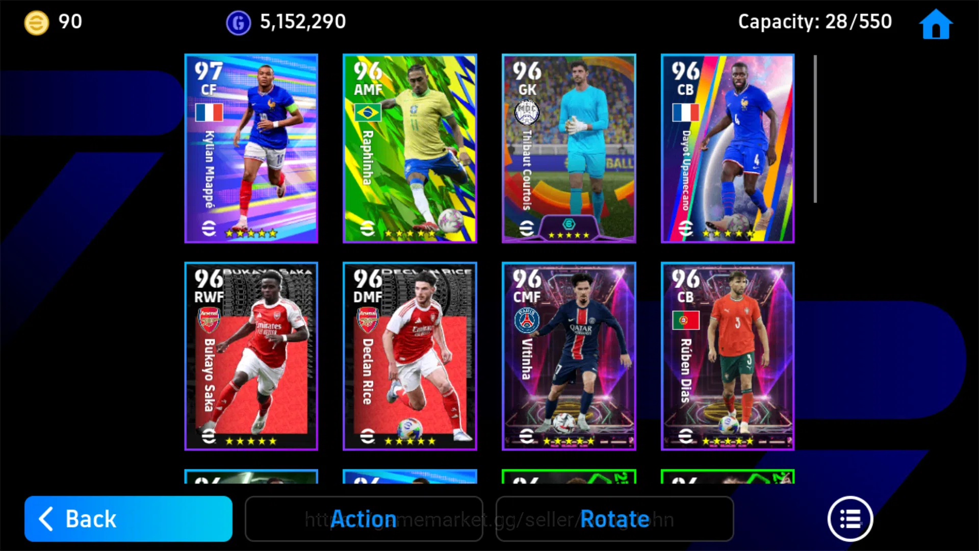 eFootball Accounts Power 3225 | Neymar Jr MSN | Johan Cruyff Epic DB image 2