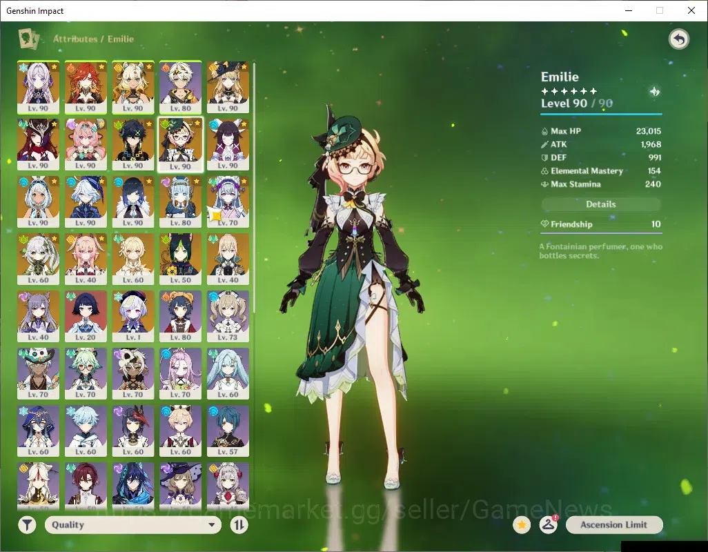 Genshin Impact Accounts ASIA|AR58|PremTeam Mavuika|15 Limited+7 (*5Weapon) image 10