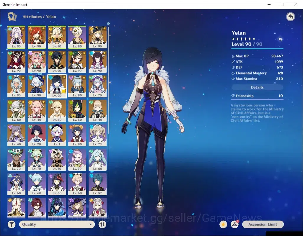 Genshin Impact Accounts ASIA|AR58|PremTeam Mavuika|15 Limited+7 (*5Weapon) image 14