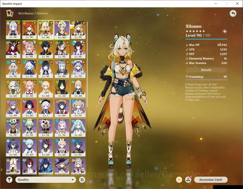 Genshin Impact Accounts ASIA|AR58|PremTeam Mavuika|15 Limited+7 (*5Weapon) image 5