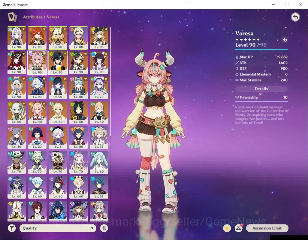Genshin Impact Accounts ASIA|AR58|PremTeam Mavuika|15 Limited+7 (*5Weapon) image 8