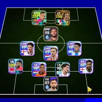 eFootball Accounts Legends & Iconic Players Android|Power 2927|Big Time Alessandro Del Piero|Epic P.E. Aubameyang|Showtime